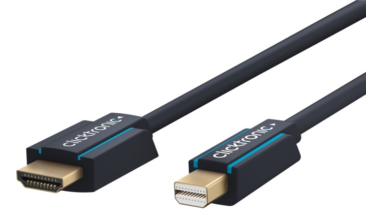 ClickTronic Aktivt mini DisplayPort™ til HDMI™-adapterkabel premium-kabel | 1x mini DisplayPort™-stik >> 1x HDMI™-stik | 1,0 m | UHD 4K @ 30 Hz i gruppen HJEMMEELEKTRONIK / Kabler og adaptere / HDMI / Kabler hos TP E-commerce Nordic AB (C43444)