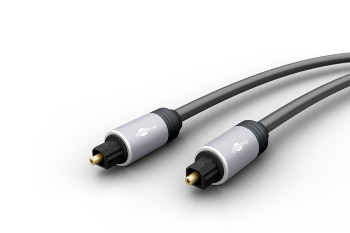 Goobay Toslink-kabel med metalstik Toslink-hanstik > Toslink-hanstik, 5 m i gruppen HJEMMEELEKTRONIK / Kabler og adaptere / Audio Digital hos TP E-commerce Nordic AB (C43472)