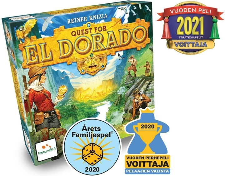 Quest for Eldorado strategispel i gruppen LEGETØJ, BØRN & BABY / Spil / Brætspil hos TP E-commerce Nordic AB (C43846)