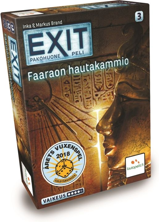 EXIT: Pharaoh\'s Tomb escape room-spel i gruppen LEGETØJ, BØRN & BABY / Spil / Brætspil hos TP E-commerce Nordic AB (C43857)