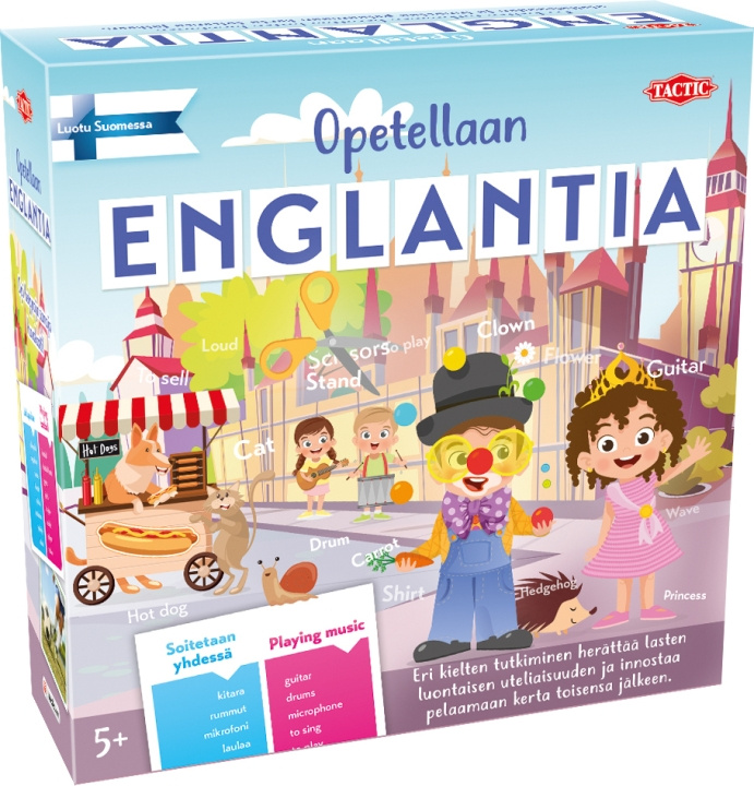 Tactic Learning English brädspel i gruppen LEGETØJ, BØRN & BABY / Legetøj / Brætspil / Familiespil hos TP E-commerce Nordic AB (C43872)