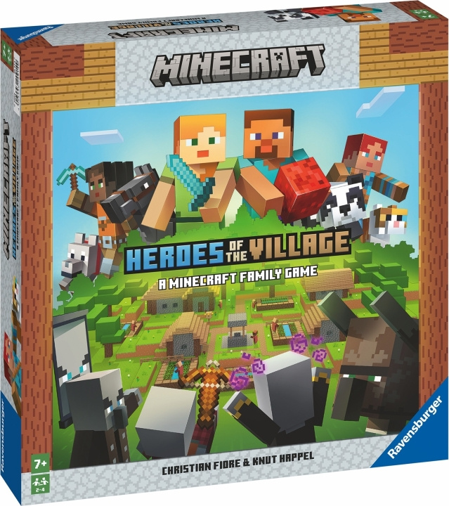 Minecraft Heroes - Save The Village brädspel i gruppen LEGETØJ, BØRN & BABY / Legetøj / Brætspil / Familiespil hos TP E-commerce Nordic AB (C43880)