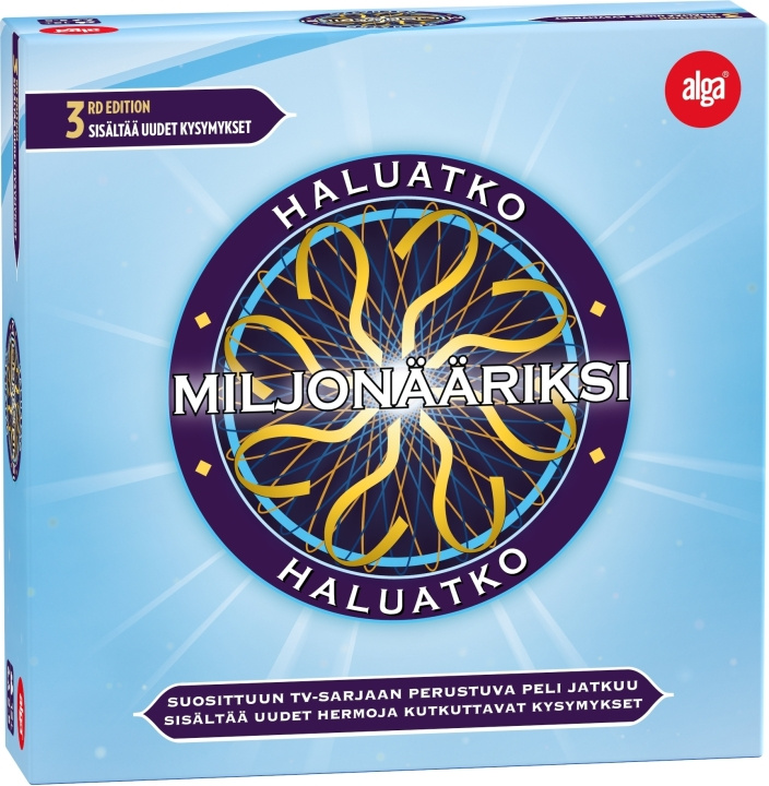 Alga Want to be a Millionaire 3rd Edition brädspel i gruppen LEGETØJ, BØRN & BABY / Legetøj / Brætspil / Familiespil hos TP E-commerce Nordic AB (C43897)