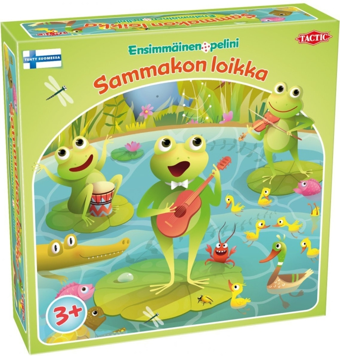 Taktik Mitt första brädspel: Frog\'s Leap - brädspel i gruppen LEGETØJ, BØRN & BABY / Legetøj / Brætspil / Spil til børn hos TP E-commerce Nordic AB (C43904)