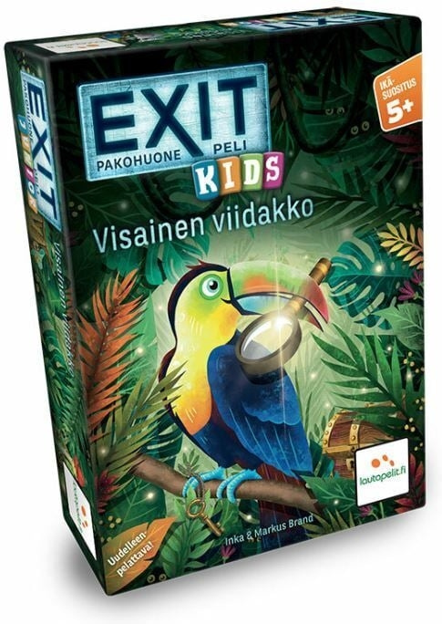 EXIT Kids Krångliga djungeln barnens flyktrumspel i gruppen LEGETØJ, BØRN & BABY / Legetøj / Brætspil / Familiespil hos TP E-commerce Nordic AB (C43928)