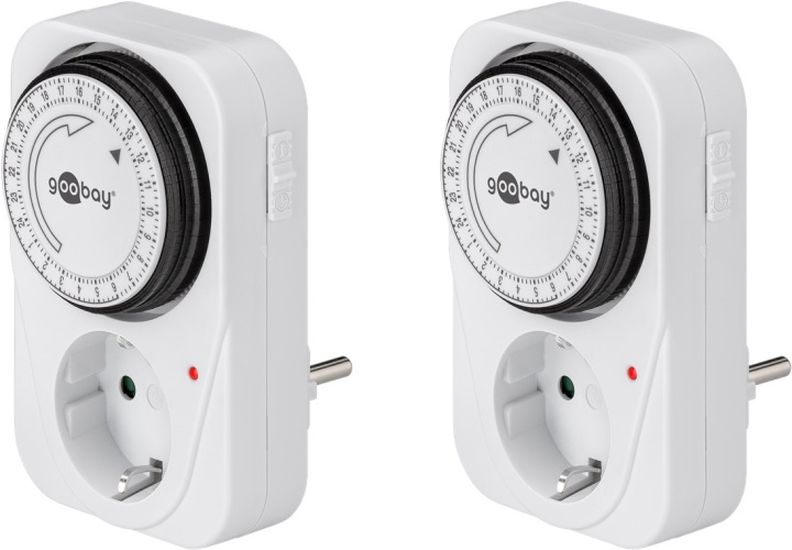 Goobay Set med 2, analog timer Lätt att använda en analog timer i gruppen HJEM, HUS & HAVE / Elektricitet & Belysning / Timer hos TP E-commerce Nordic AB (C44043)