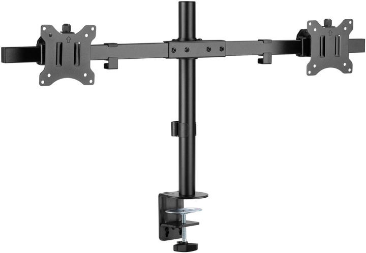 Goobay Dubbel bildskärmsfäste Fix för bildskärmar mellan 17 och 32 tum (43-81 cm) upp till 9 kg i gruppen COMPUTERTILBEHØR / Monitor / Monitor arme og beslag hos TP E-commerce Nordic AB (C44074)