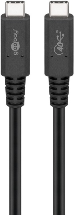 Goobay USB-C™-kabel USB4™ Gen 3x2, 0,8 m USB-C™-kontakt > USB-C™-kontakt i gruppen COMPUTERTILBEHØR / Kabler og adaptere / USB / USB-C hos TP E-commerce Nordic AB (C44092)