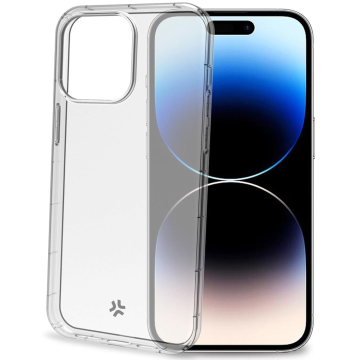 Celly Hexagel Anti-shock case iPhone 15 Pro Transparent i gruppen SMARTPHONES & TABLETS / Mobil Beskyttelse / Apple / iPhone 15 hos TP E-commerce Nordic AB (C44257)