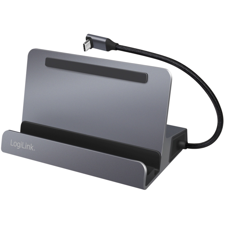 LogiLink USB-C-dockningsstation 6-i-1 iPad/Steam Deck m.m i gruppen COMPUTERTILBEHØR / Bærbare computere og tilbehør / Docking stationer hos TP E-commerce Nordic AB (C44273)