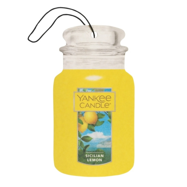 Yankee Candle Car Jar Air Freshener Sicilian Lemon i gruppen BIL / Rengøring af bilen hos TP E-commerce Nordic AB (C44317)