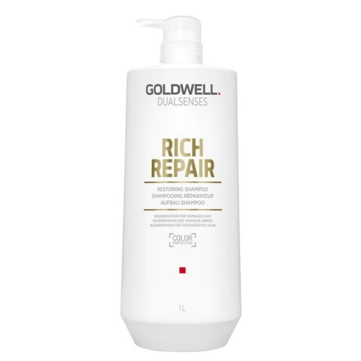 Goldwell Dualsenses Rich Repair Restoring Shampoo 1000ml i gruppen SKØNHED & HELSE / Hår og styling / Hårpleje / Shampoo hos TP E-commerce Nordic AB (C44345)