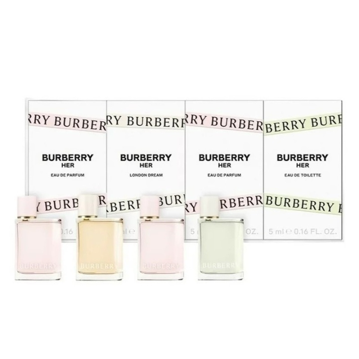 Burberry Giftset Burberry Her Miniature 4x5ml i gruppen SKØNHED & HELSE / Gaveæske / Gaveæske til hende hos TP E-commerce Nordic AB (C44369)