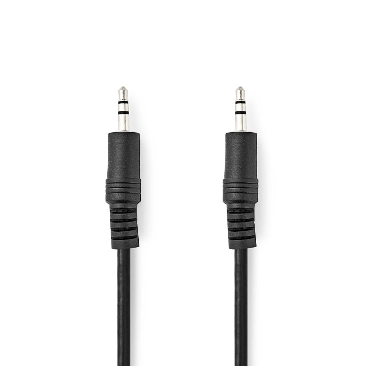 Nedis Stereo Audio kabel | 3.5 mm Hanstik | 3.5 mm Hanstik | Nikkelplateret | 1.00 m | Runde | Sort | Label i gruppen HJEMMEELEKTRONIK / Kabler og adaptere / Audio Analog / 3.5 mm hos TP E-commerce Nordic AB (C44388)