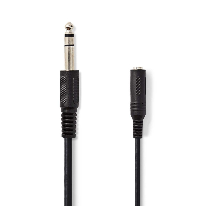 Nedis Stereo Audio kabel | 6.35 mm Hanstik | 6.35 mm Hunstik | Nikkelplateret | 5.00 m | Runde | Label i gruppen HJEMMEELEKTRONIK / Kabler og adaptere / Audio Analog / 3.5 mm hos TP E-commerce Nordic AB (C44404)