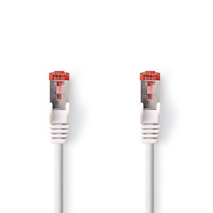 Nedis Kat 6 kabel | RJ45 Han | RJ45 Han | S/FTP | 0.25 m | Indendørs | Runde | LSZH | Hvid | Box i gruppen COMPUTERTILBEHØR / Kabler og adaptere / Netværkskabler / Cat6 hos TP E-commerce Nordic AB (C44414)