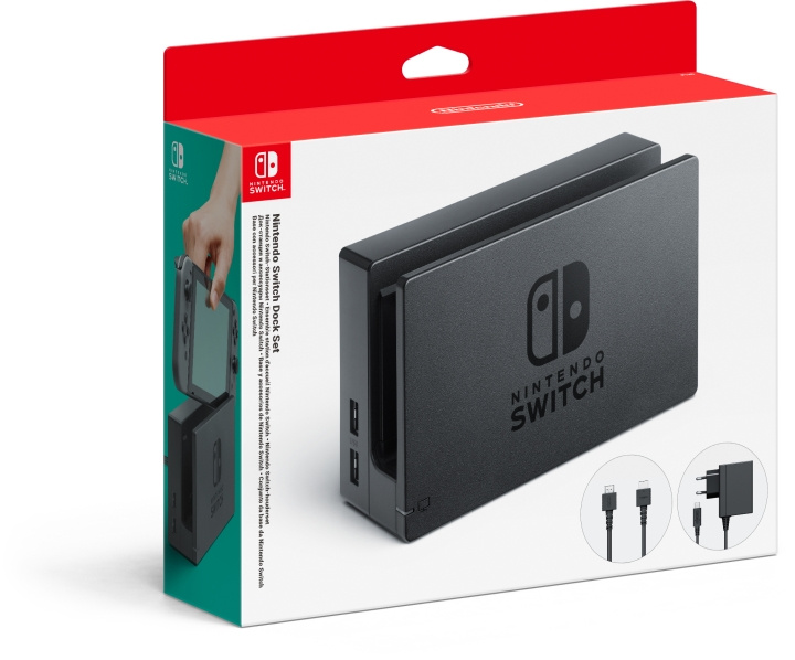 Nintendo Switch Dock Set, Switch i gruppen HJEMMEELEKTRONIK / Spilkonsoller og tilbehør / Nintendo Switch / Tilbehør hos TP E-commerce Nordic AB (C44465)