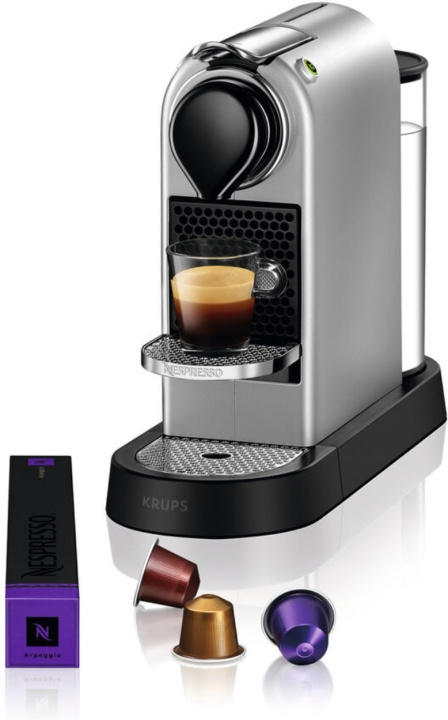 Krups Nespresso Citiz Kapselmaskin, Silver i gruppen HJEM, HUS & HAVE / Husholdningsapparater / Kaffe og espresso / Kaffemaskiner hos TP E-commerce Nordic AB (C44483)