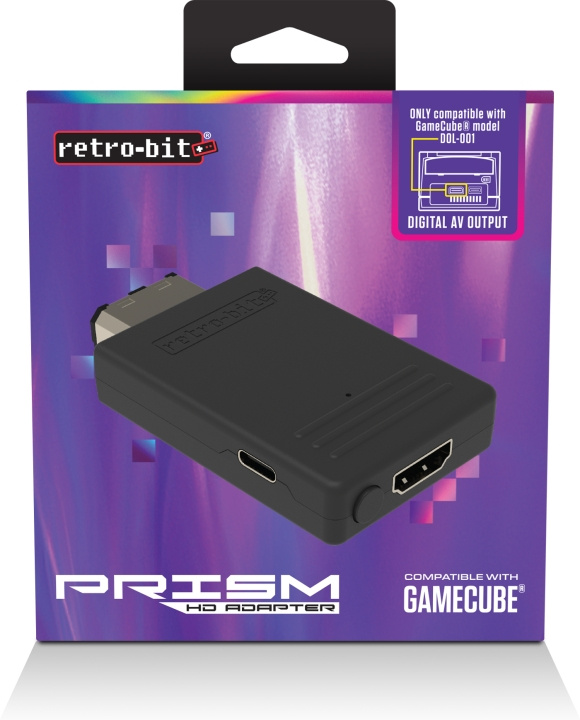 Retro-Bit Prism HD Adapter videoadapter, Nintendo Gamecube i gruppen HJEMMEELEKTRONIK / Spilkonsoller og tilbehør / Nintendo GameCube hos TP E-commerce Nordic AB (C44497)