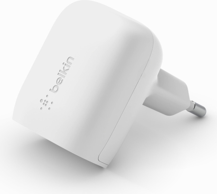 Belkin Boost Charge USB-C 20 W PD 3.1 -verkkovirtalaturi i gruppen SMARTPHONES & TABLETS / Opladere og kabler / Vægoplader / Væg oplader Type C hos TP E-commerce Nordic AB (C44533)