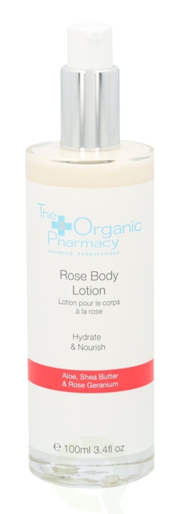 The Organic Pharmacy Rose Body Lotion 100 ml Aloe, Shea Butter & Rose Geranium i gruppen SKØNHED & HELSE / Hudpleje / Kropspleje / Body lotion hos TP E-commerce Nordic AB (C44747)