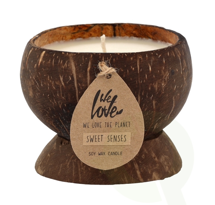 We Love The Planet Coconut Soywax Candle 200 gr Sweet Senses i gruppen SKØNHED & HELSE / Duft & Parfume / Øvrig duft / Duftlys hos TP E-commerce Nordic AB (C44820)