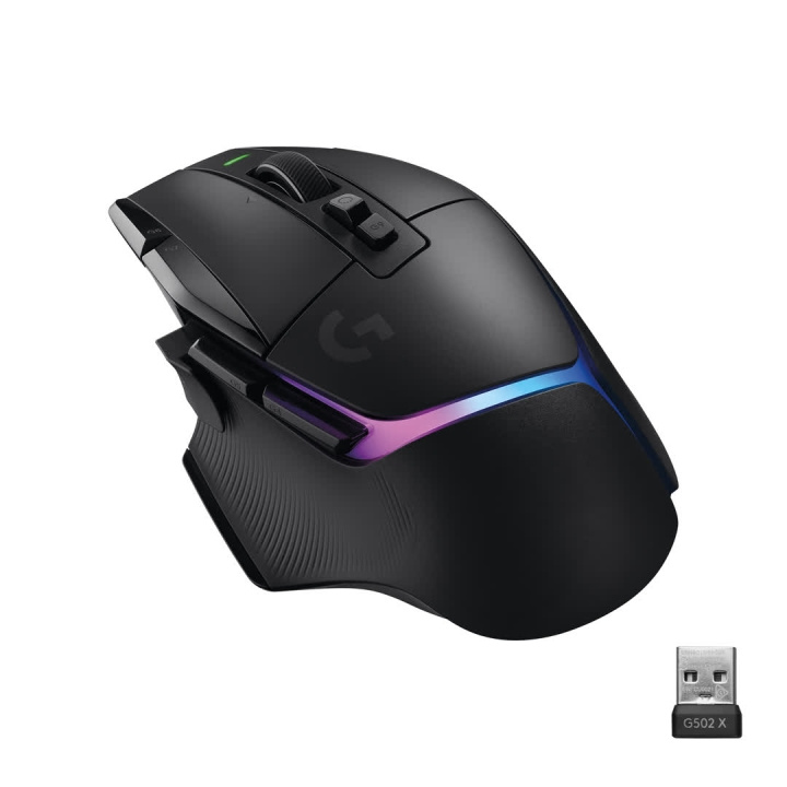 Logitech G502 X Plus Wireless Gaming Mouse, Black/Premium i gruppen COMPUTERTILBEHØR / GAMING / Mus hos TP E-commerce Nordic AB (C44929)