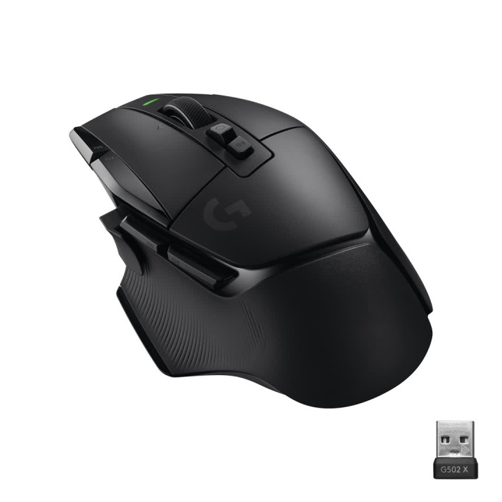 Logitech G502 X LIGHTSPEED Wireless Gaming Mouse, Black/Core i gruppen COMPUTERTILBEHØR / GAMING / Mus hos TP E-commerce Nordic AB (C44931)