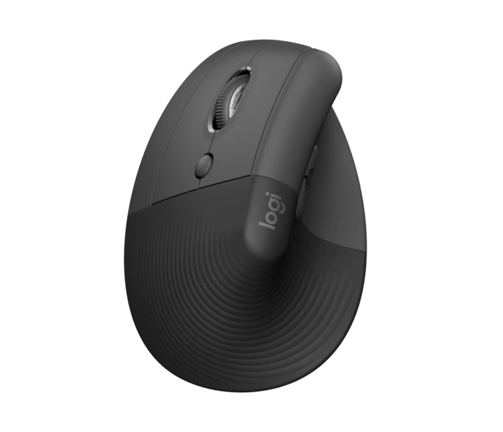 Logitech Lift Left Vertical Ergonomic Mouse, Graphite Black i gruppen COMPUTERTILBEHØR / Mus og tastatur / Mus / Ledningsfri hos TP E-commerce Nordic AB (C44935)