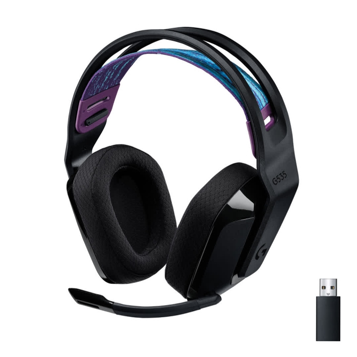 Logitech G535 LIGHTSPEED Wireless Gaming Headset, Black i gruppen COMPUTERTILBEHØR / GAMING / Mus hos TP E-commerce Nordic AB (C44960)