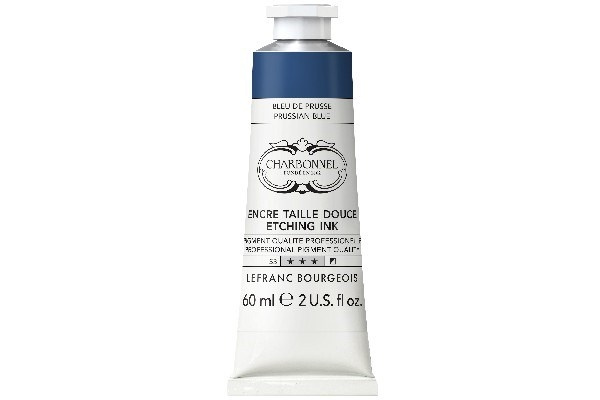 LB Charbonnel Charbo Ink 60Ml Prussian Blue 046 i gruppen SPORT, FRITID & HOBBY / Hobby / Mal & Tegn / Kunstnerfarver / Printing inks hos TP E-commerce Nordic AB (C45102)