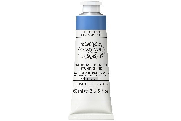 LB Charbonnel Charbo Ink 60Ml Ultramarine 043 i gruppen SPORT, FRITID & HOBBY / Hobby / Mal & Tegn / Kunstnerfarver / Printing inks hos TP E-commerce Nordic AB (C45103)