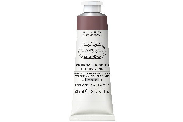 LB Charbonnel Charbo Ink 60Ml Van Dyck Brown 111 i gruppen SPORT, FRITID & HOBBY / Hobby / Mal & Tegn / Kunstnerfarver / Printing inks hos TP E-commerce Nordic AB (C45123)