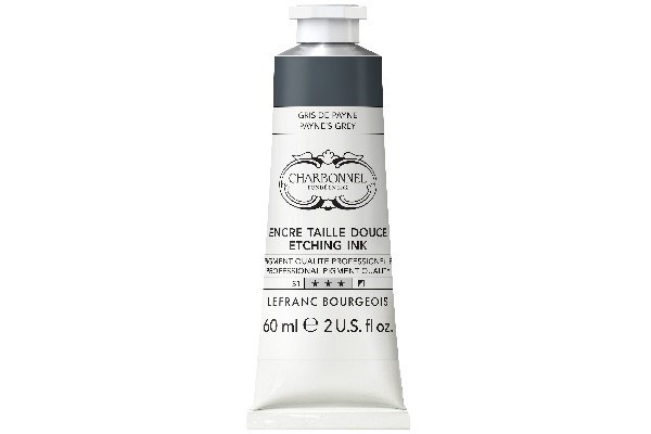 LB Charbonnel Charbo Ink 60Ml Paynes Grey 261 i gruppen SPORT, FRITID & HOBBY / Hobby / Mal & Tegn / Kunstnerfarver / Printing inks hos TP E-commerce Nordic AB (C45124)