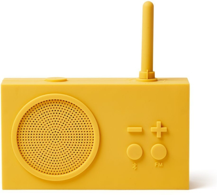 Lexon Tykho3 FM-radio med Bluetooth, Farve: Gul i gruppen HJEMMEELEKTRONIK / Lyd & billede / Hjemmebiograf, HiFi & Bærbar / Radio og vækkeure / Radio hos TP E-commerce Nordic AB (C45194)