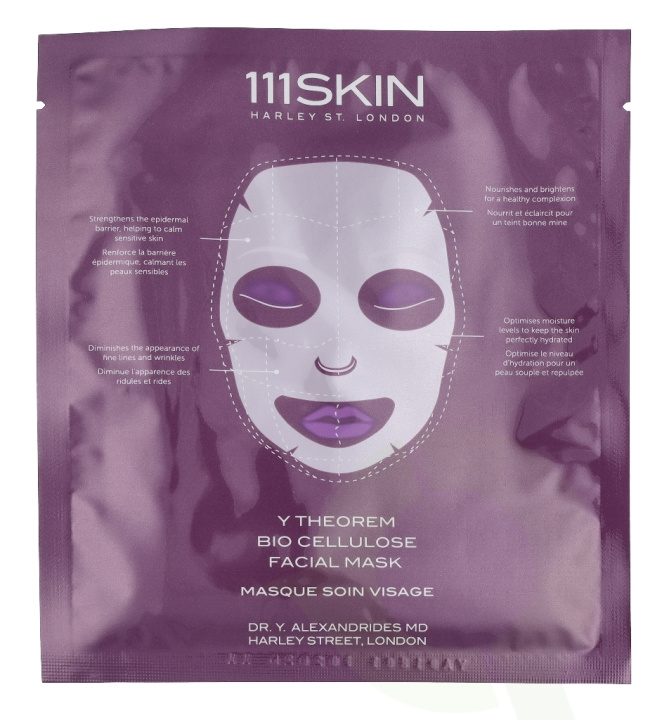 111Skin Y Theorem Bio Cellulose Facial Mask Set 115 ml 5 x 23ml i gruppen SKØNHED & HELSE / Hudpleje / Ansigt / Masker hos TP E-commerce Nordic AB (C45727)