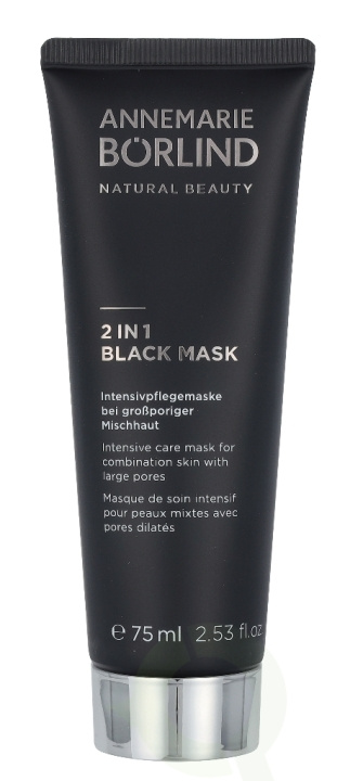 Annemarie Borlind 2 In 1 Black Mask 75 ml i gruppen SKØNHED & HELSE / Hudpleje / Ansigt / Masker hos TP E-commerce Nordic AB (C45820)