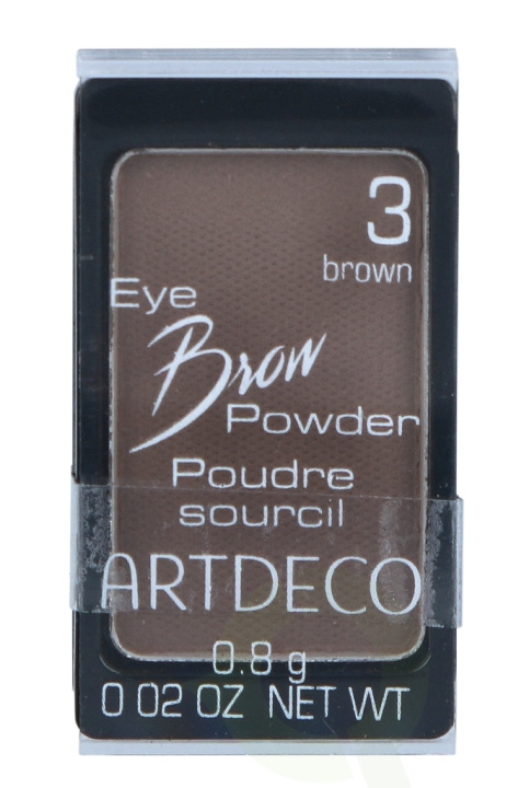 Artdeco Eye Brow Powder 0.8 gr #3 Brown i gruppen SKØNHED & HELSE / Makeup / Øjne og øjenbryn / Øjenbryn kit hos TP E-commerce Nordic AB (C45882)