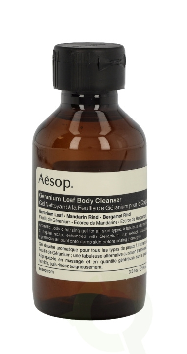 AESOP Geranium Leaf Body Cleanser 100 ml i gruppen SKØNHED & HELSE / Hudpleje / Kropspleje / Bad & brusecreme hos TP E-commerce Nordic AB (C45896)
