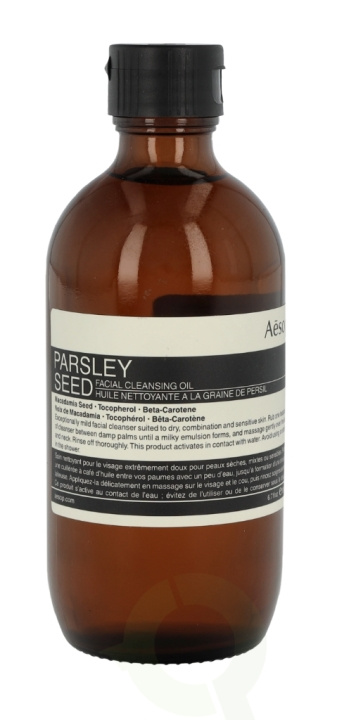 AESOP Parsley Seed Facial Cleansing Oil 200 ml i gruppen SKØNHED & HELSE / Hudpleje / Ansigt / Rengøring hos TP E-commerce Nordic AB (C45897)