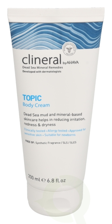 Ahava Clineral TOPIC Body Cream 200 ml For Sensitive Skin i gruppen SKØNHED & HELSE / Hudpleje / Ansigt / Ansigtscreme hos TP E-commerce Nordic AB (C46000)