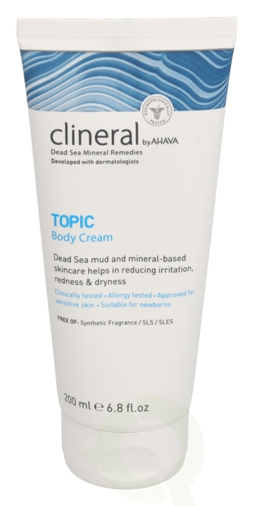 Ahava Clineral TOPIC Body Cream 200 ml For Sensitive Skin i gruppen SKØNHED & HELSE / Hudpleje / Kropspleje / Body lotion hos TP E-commerce Nordic AB (C46000)