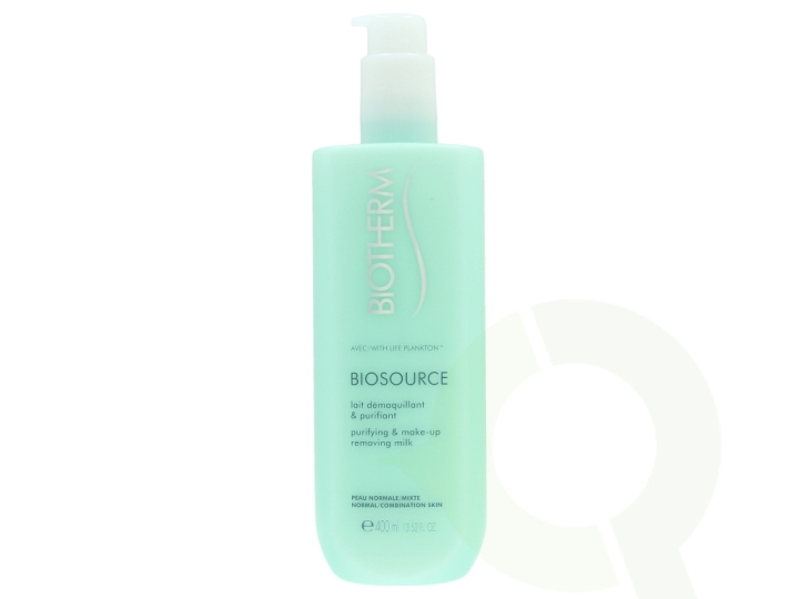 Biotherm Biosource Purifying &Makeup Removing Milk 400 ml Normal Combination Skin - Suitable For Sensitive Skin i gruppen SKØNHED & HELSE / Makeup / Makeup fjerner hos TP E-commerce Nordic AB (C46146)