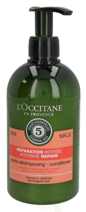 L\'Occitane 5 Ess. Oils Intensive Repair Conditioner 500 ml Damaged Hair i gruppen SKØNHED & HELSE / Hår og styling / Hårpleje / Balsam hos TP E-commerce Nordic AB (C46386)