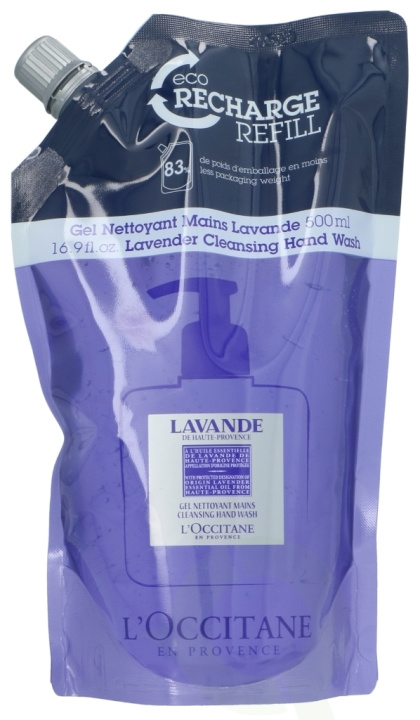 L\'Occitane Cleansing Hand Wash Refill 500 ml Lavender i gruppen SKØNHED & HELSE / Hudpleje / Kropspleje / Duft sæbe hos TP E-commerce Nordic AB (C46397)