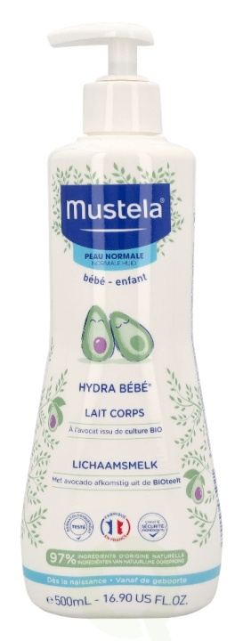 Mustela Hydra Bebe Body Milk 500 ml For Normal Skin i gruppen SKØNHED & HELSE / Hudpleje / Kropspleje / Body lotion hos TP E-commerce Nordic AB (C46423)