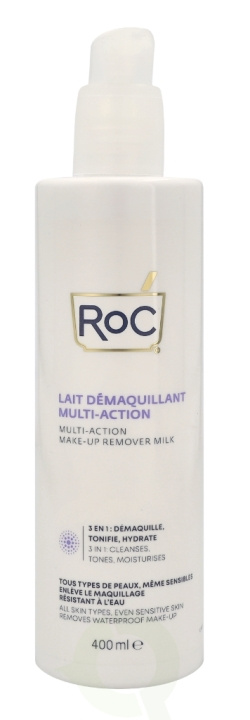 ROC Multi Action Make-Up Remover Milk 400 ml All Skin Types i gruppen SKØNHED & HELSE / Makeup / Makeup fjerner hos TP E-commerce Nordic AB (C46446)