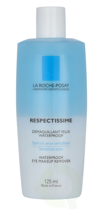 La Roche-Posay LRP Respectissime Waterproof Eye Makeup Remover 125 ml Sensitive Eyes i gruppen SKØNHED & HELSE / Makeup / Makeup fjerner hos TP E-commerce Nordic AB (C46447)