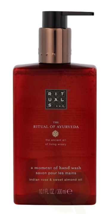 Rituals Ayurveda A Moment Of Hand Wash 300 ml Indian Rose & Sweet Almond Oil i gruppen SKØNHED & HELSE / Hudpleje / Kropspleje / Duft sæbe hos TP E-commerce Nordic AB (C46457)