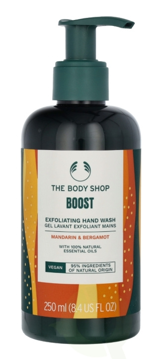 The Body Shop Boost Exfoliating Hand Wash 250 ml Mandarin & Bergamot i gruppen SKØNHED & HELSE / Hudpleje / Kropspleje / Duft sæbe hos TP E-commerce Nordic AB (C46489)